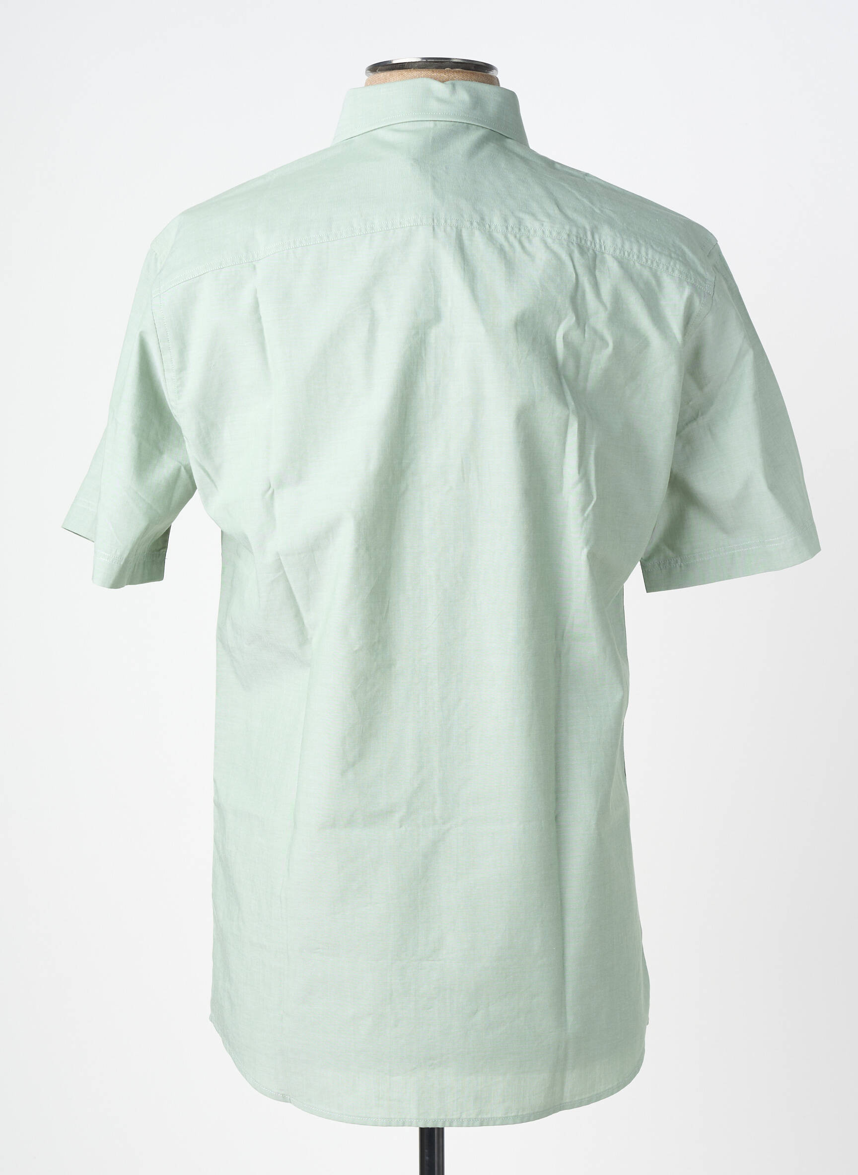 Chemise manches courtes coupe cintrée vert LEE COOPER homme