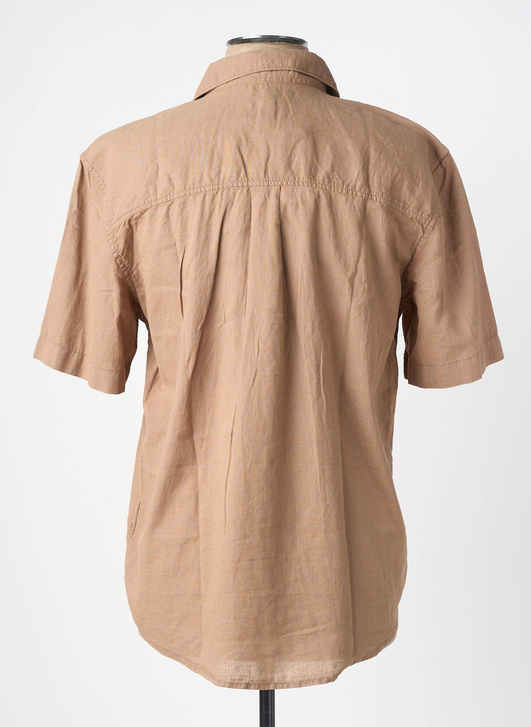 Chemise manches courtes poches beige PEPE JEANS homme