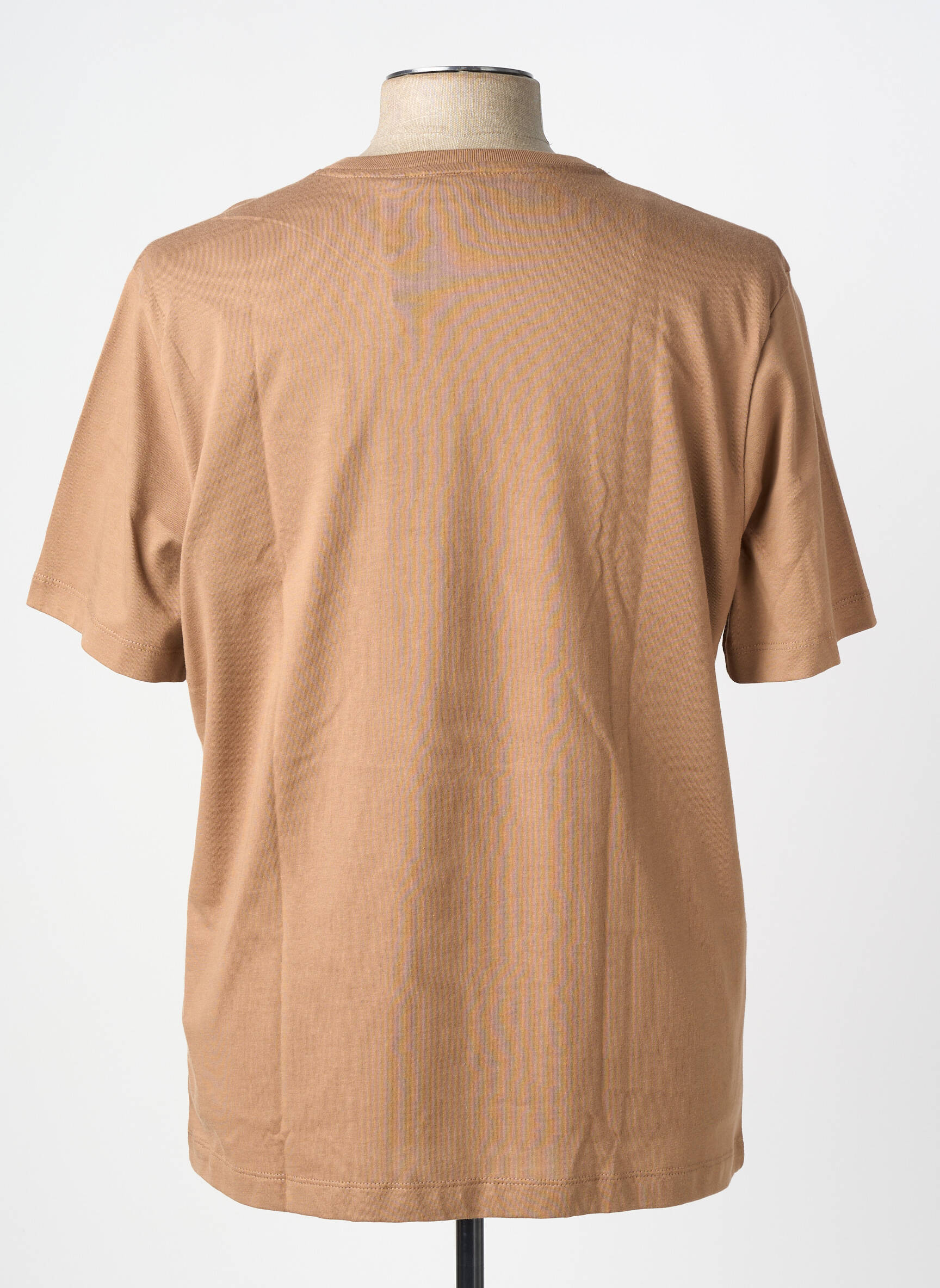 T-shirt coupe cintrée manches courtes marron PEPE JEANS homme