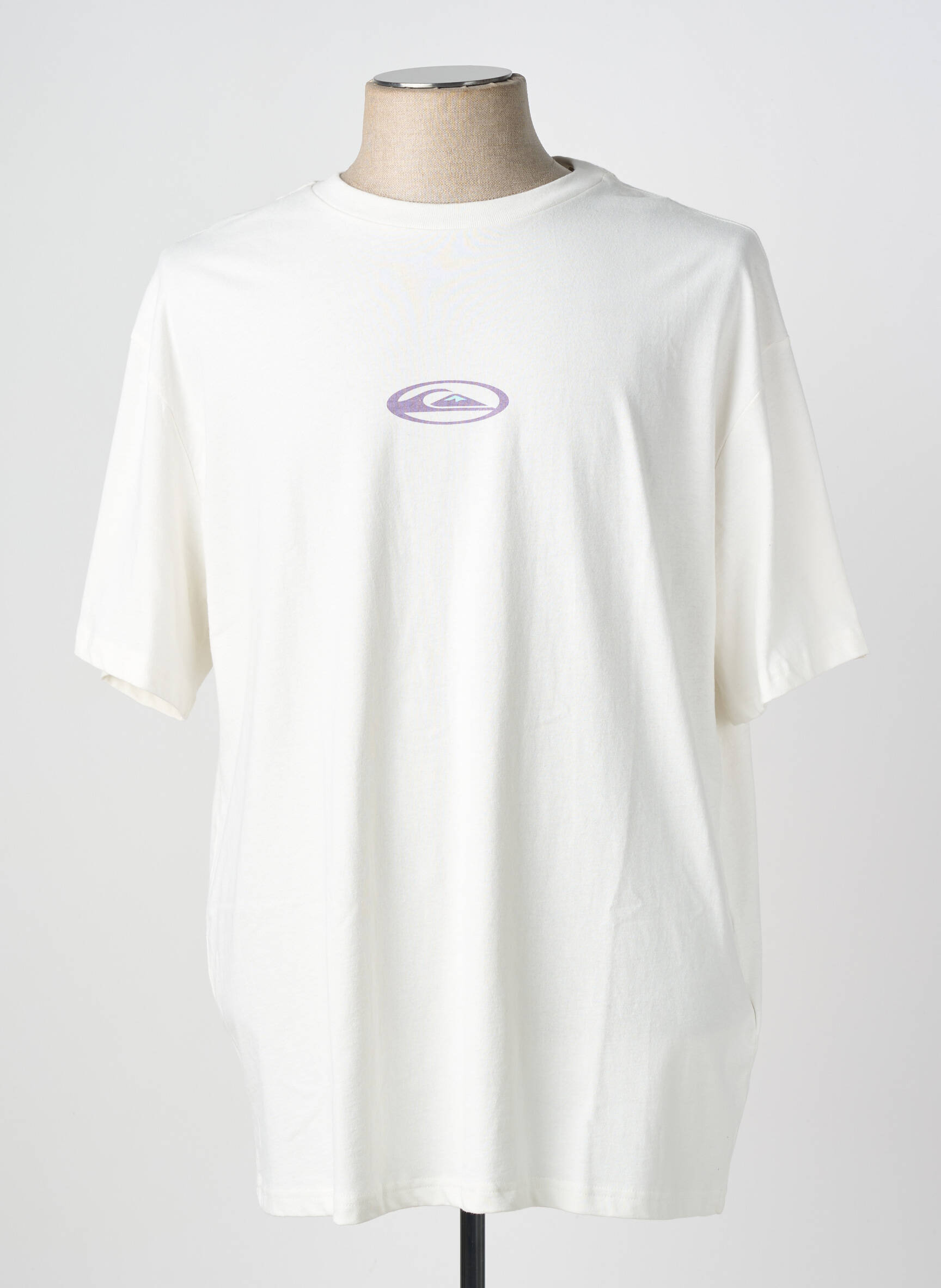 T-shirt bio manches courtes beige QUIKSILVER homme