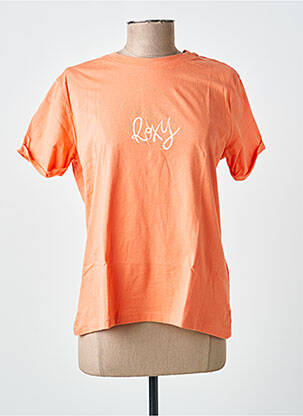 T-shirt coupe droite manches courtes orange ROXY femme