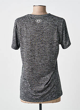 T-shirt col v manches courtes gris UNDER ARMOUR femme