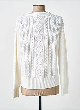 Pull coupe droite manches longues blanc PEPE JEANS femme