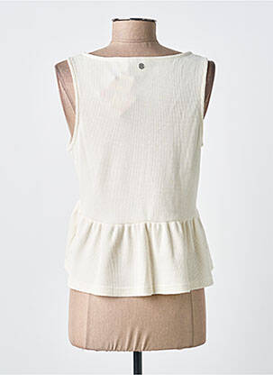 Top stretch sans manche beige ROXY femme