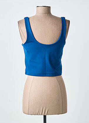 Débardeur stretch sans manche bleu UNDER ARMOUR femme