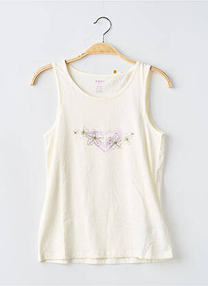 Débardeur col rond sans manche beige ROXY fille