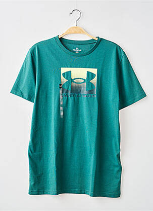 T-shirt coupe droite manches courtes vert UNDER ARMOUR garçon