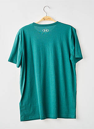 T-shirt coupe droite manches courtes vert UNDER ARMOUR garçon