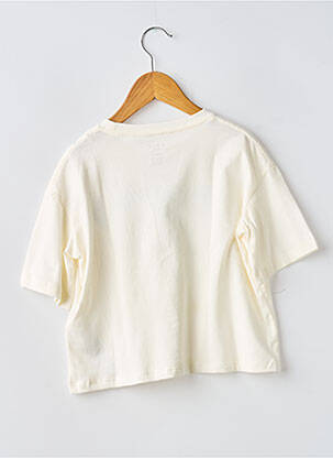 T-shirt coupe droite manches courtes beige ROXY fille