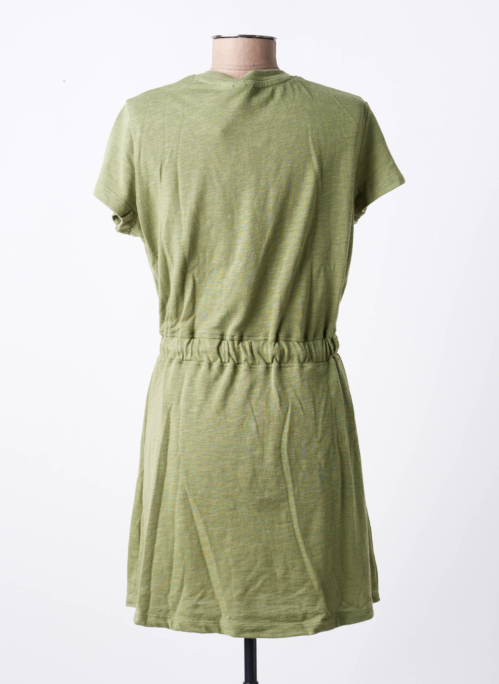Robe courte manches courtes manches courtes vert ROXY femme