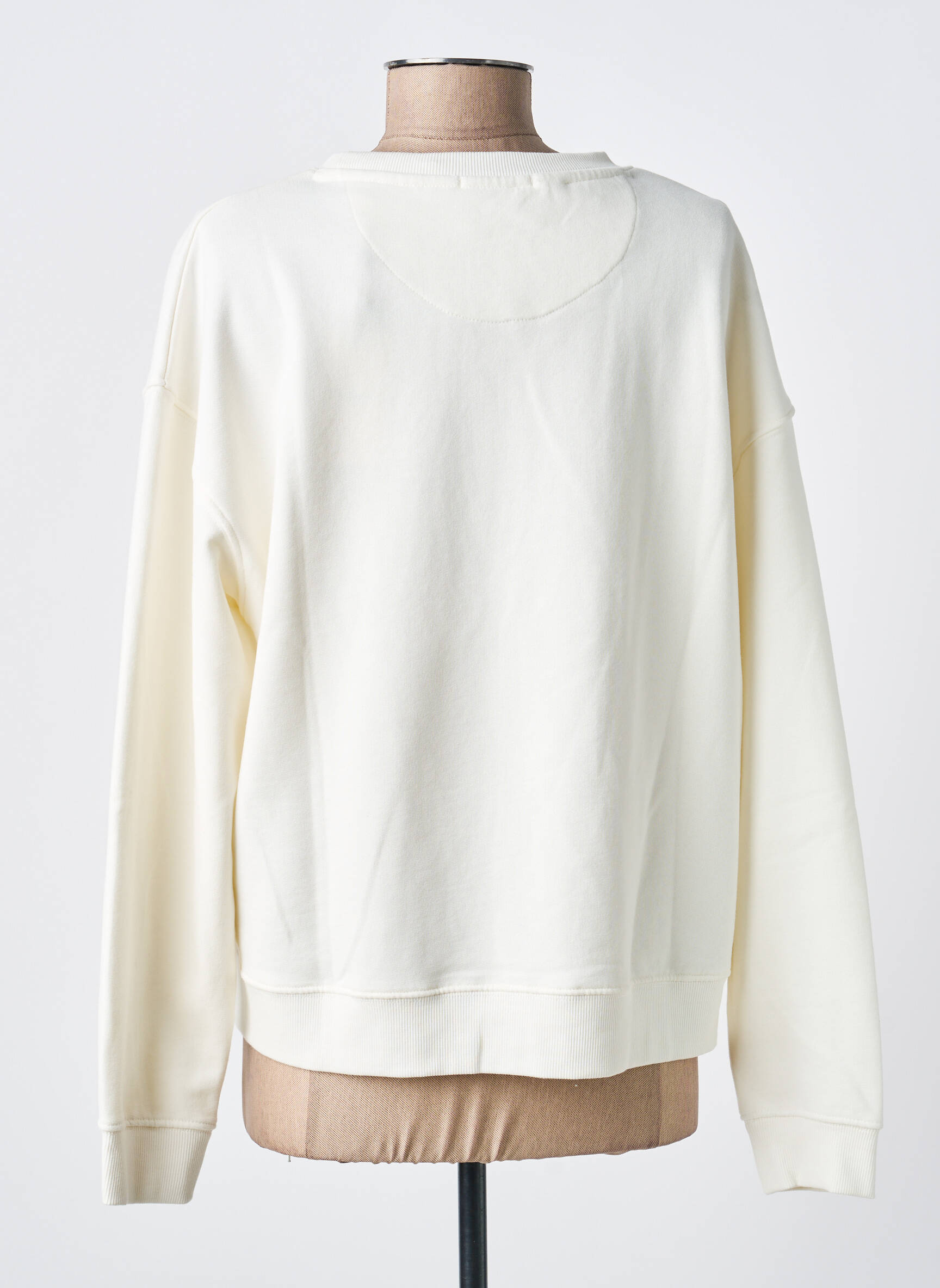 Sweat-shirt broderie blanc PEPE JEANS femme