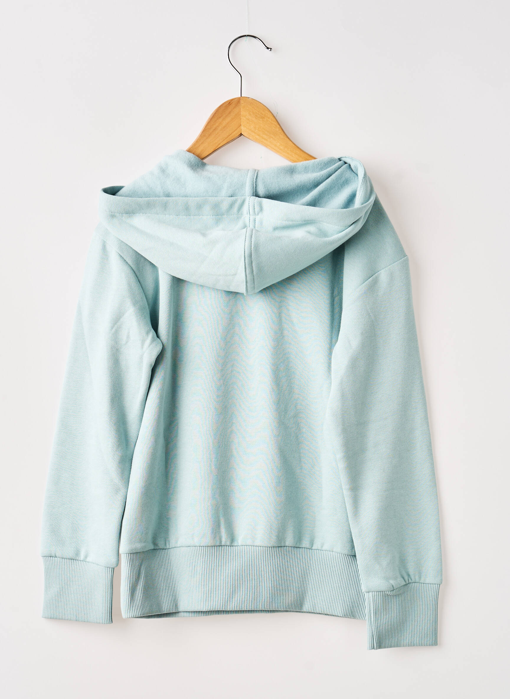Sweat-shirt à capuche manches longues manches longues bleu ADIDAS fille