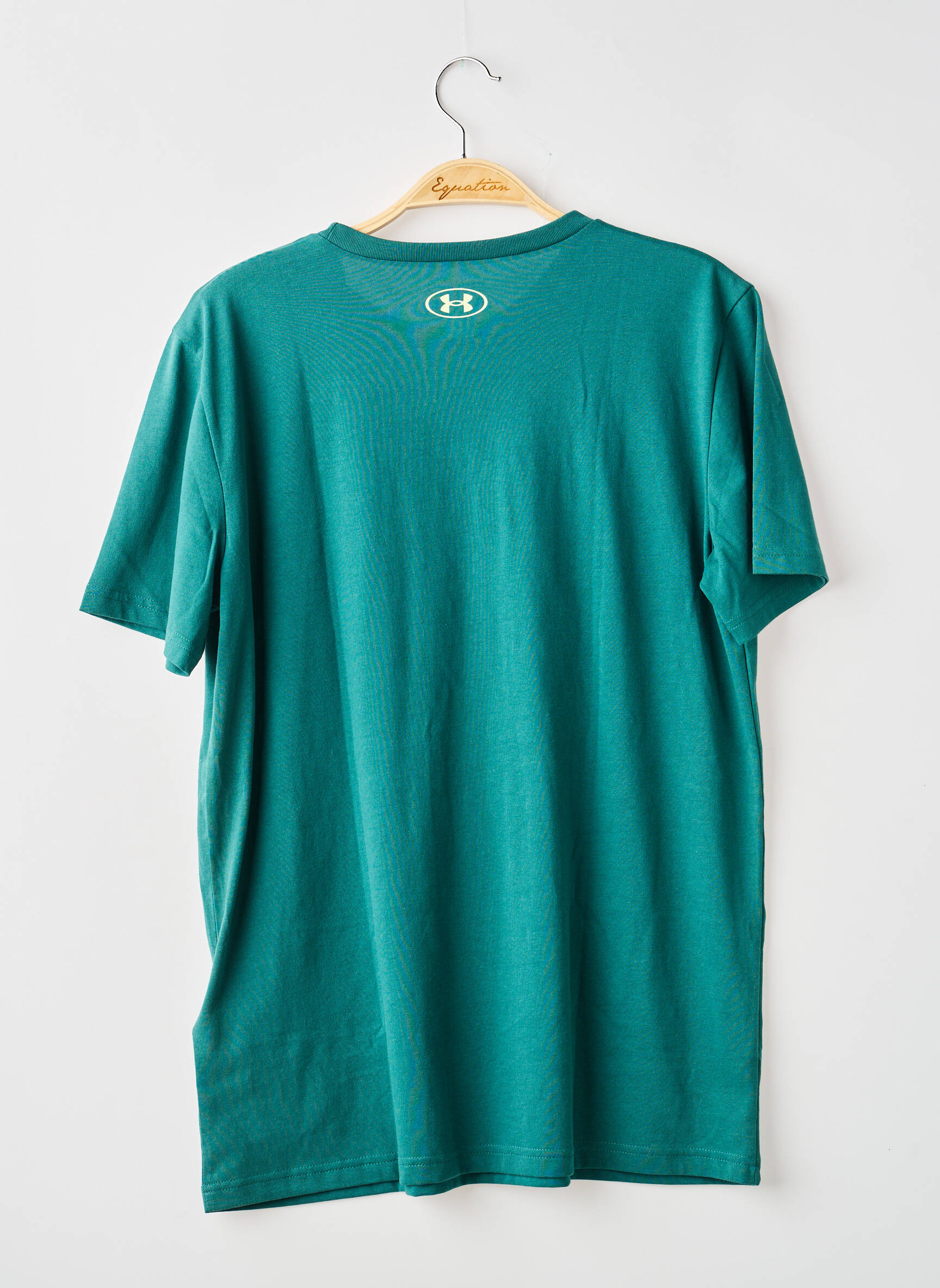 T-shirt coupe droite manches courtes vert UNDER ARMOUR garçon