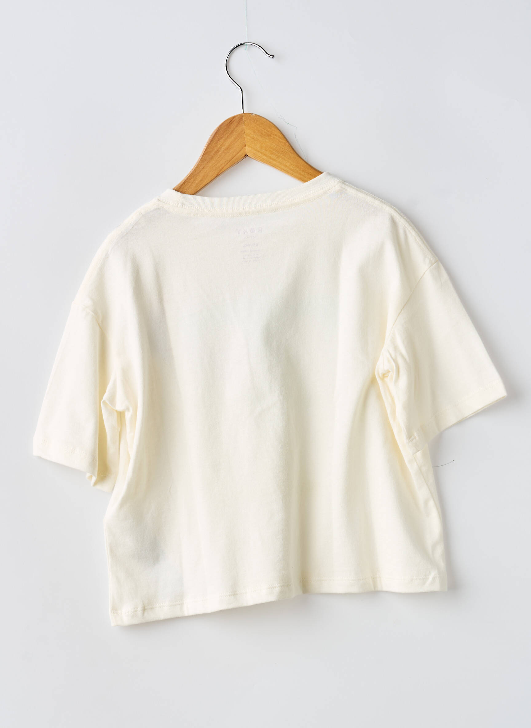 T-shirt coupe droite manches courtes beige ROXY fille