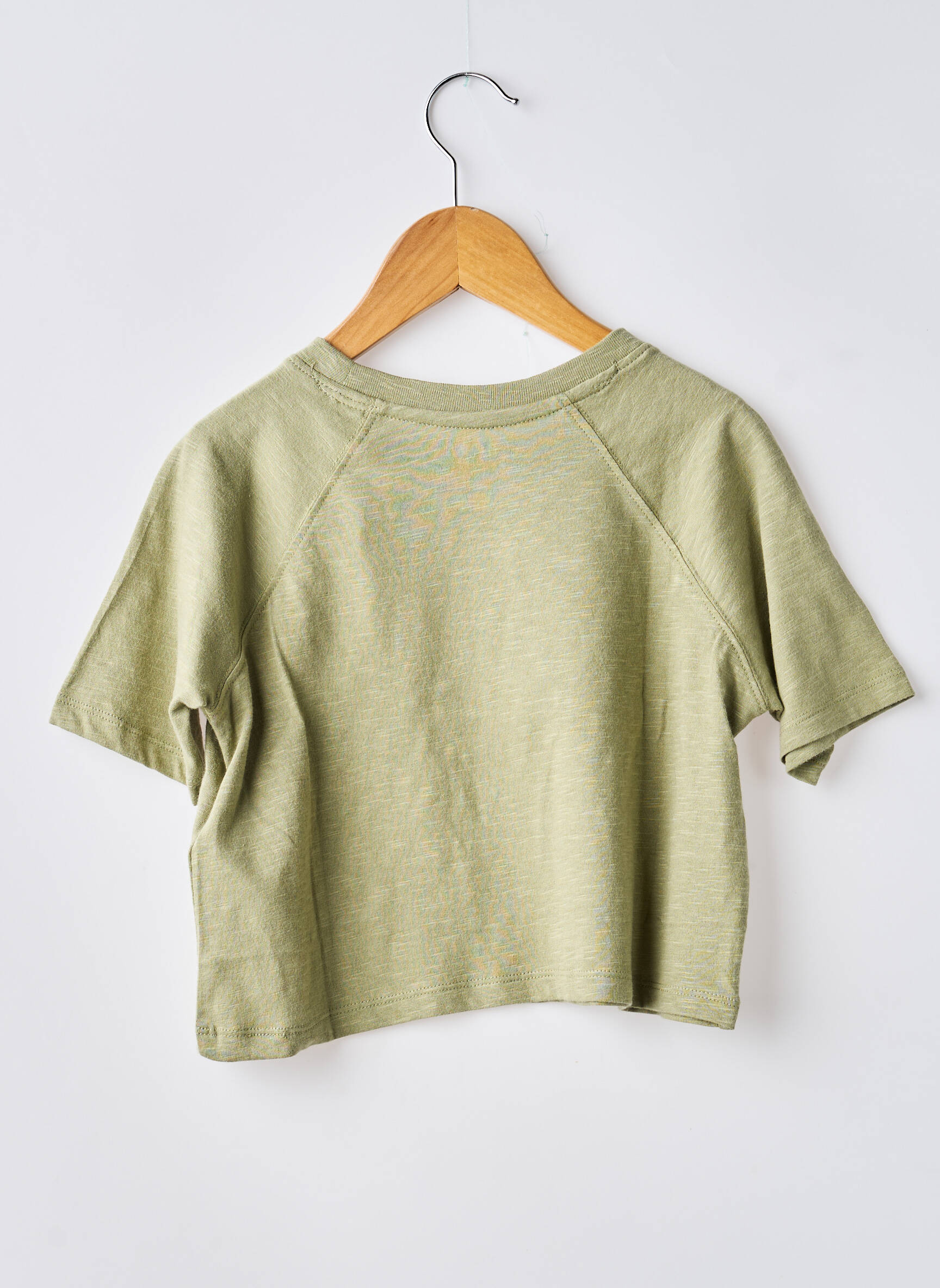 T-shirt coupe droite manches courtes vert ROXY fille