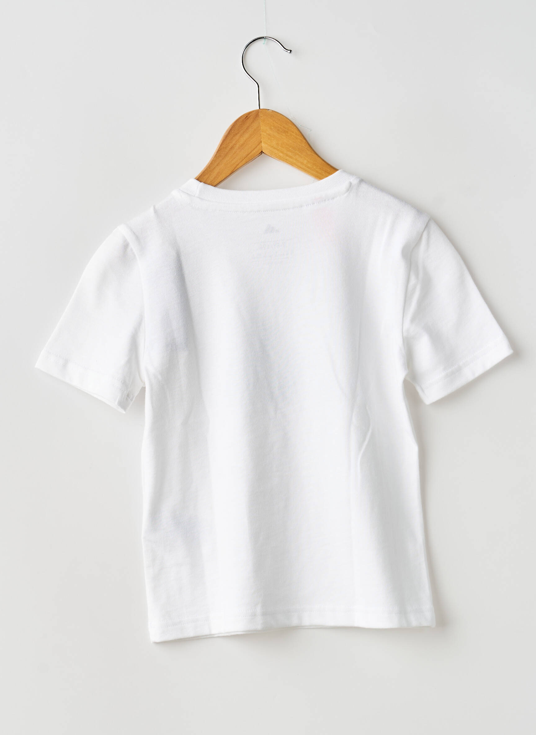 T-shirt coupe droite manches courtes blanc ADIDAS fille