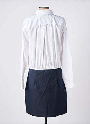 Robe mi-longue manches longues manches longues bleu IN WEAR femme
