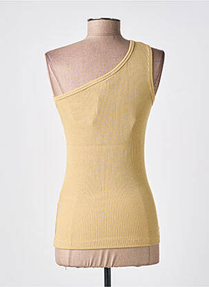 Top stretch sans manche beige KAFFE femme