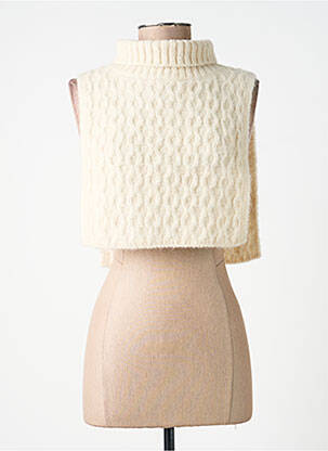Col / tour de cou stretch beige IN WEAR femme