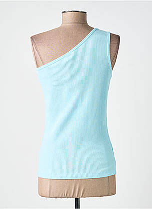 Top stretch sans manche bleu KAFFE femme
