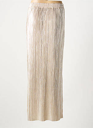 Jupe longue coupe droite or KAFFE femme