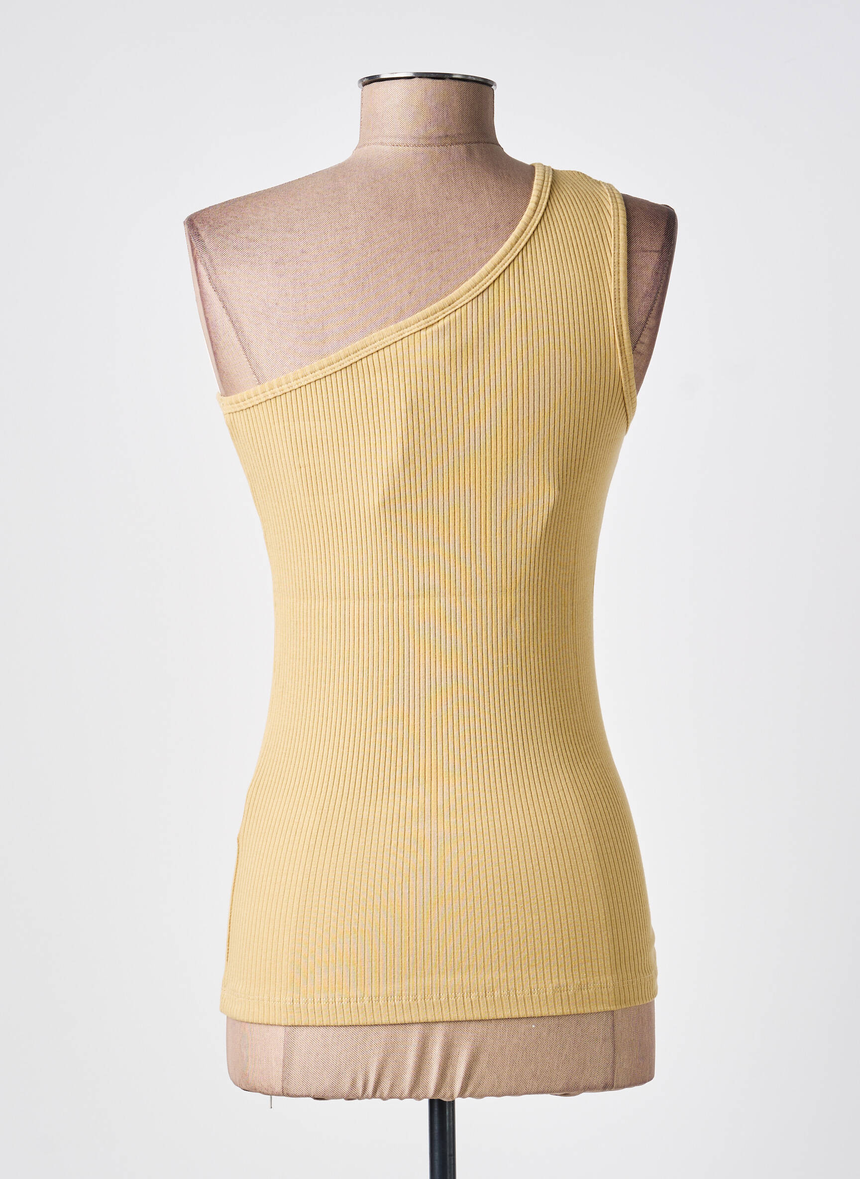 Top stretch sans manche beige KAFFE femme