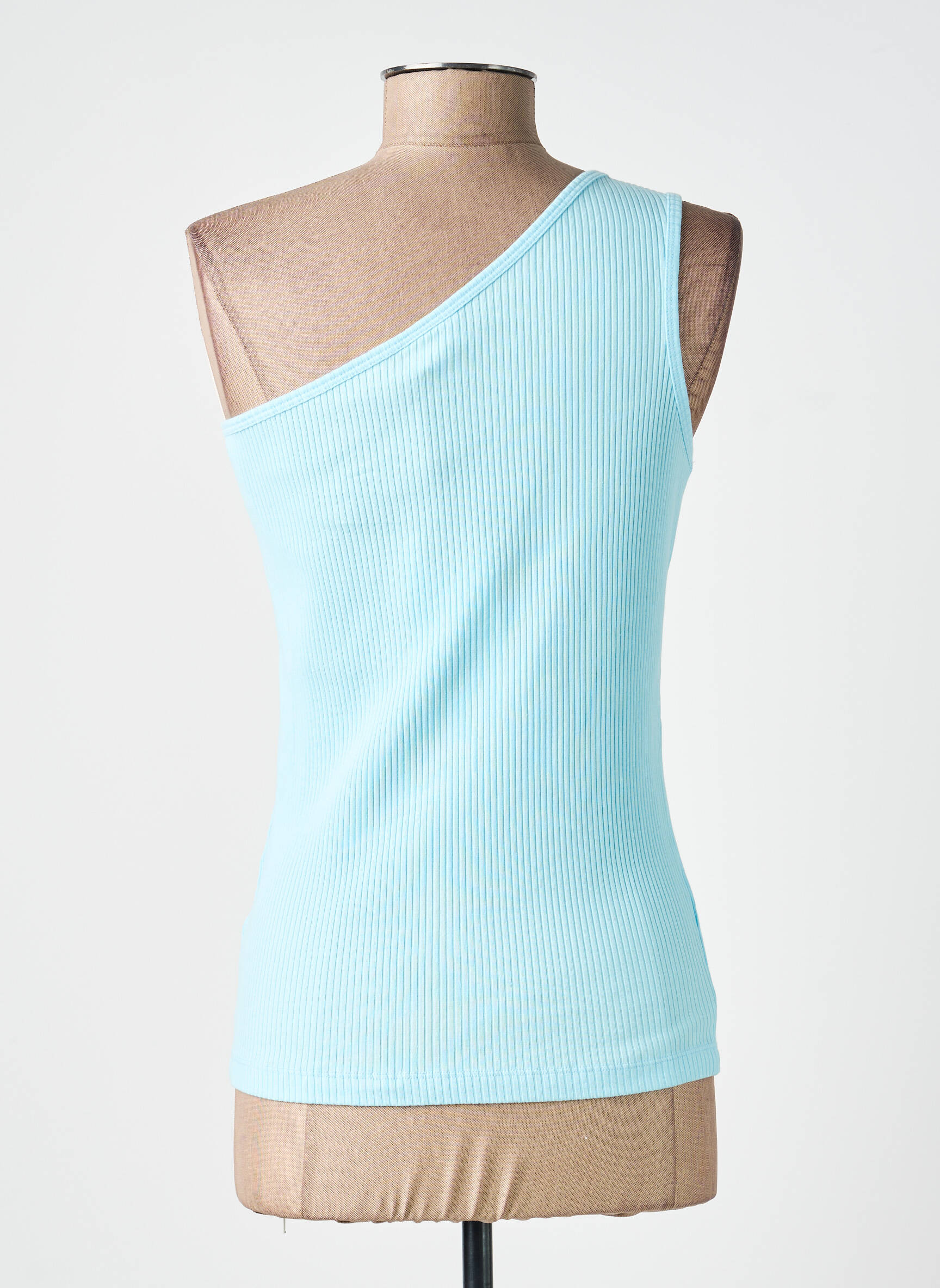 Top stretch sans manche bleu KAFFE femme