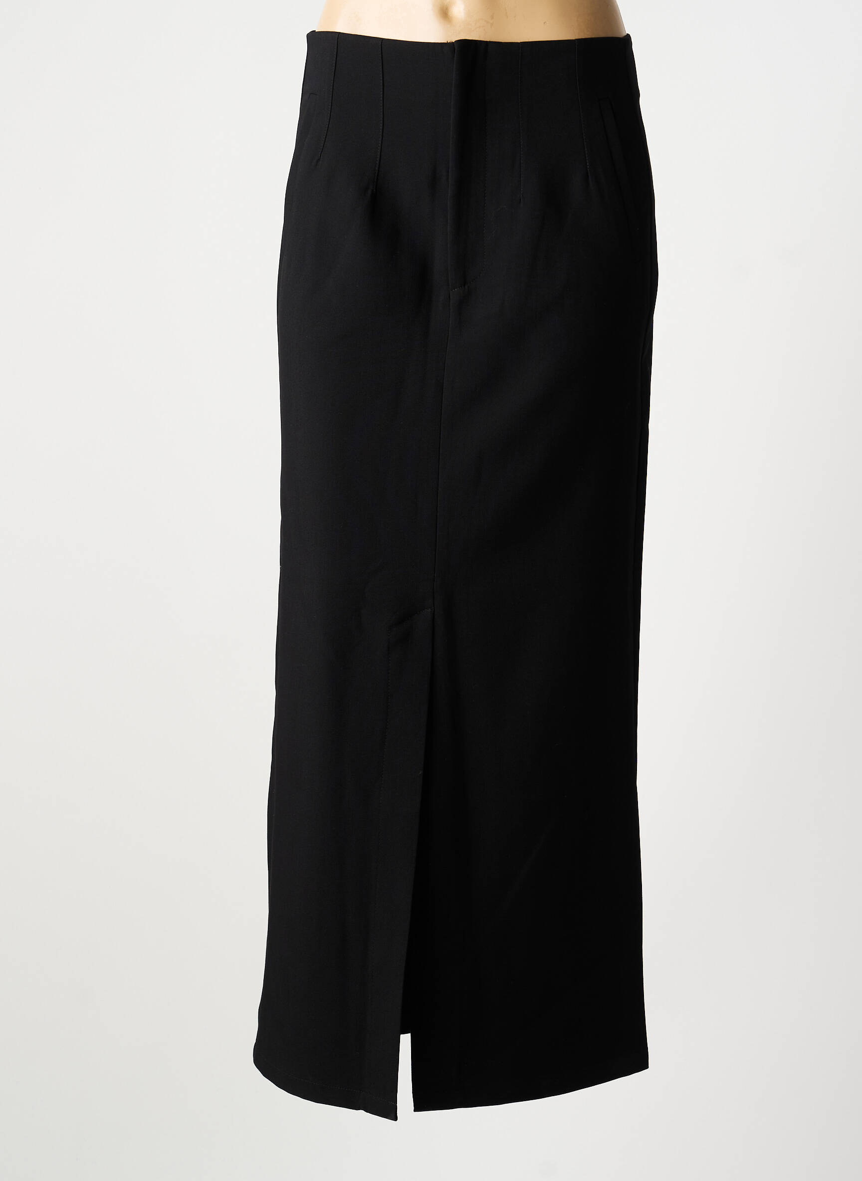 Jupe longue taille normale noir KAFFE femme