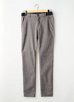 Pantalon droit stretch gris DELAHAYE homme