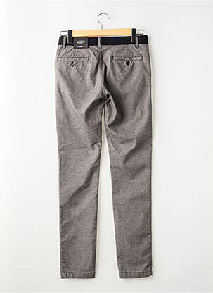 Pantalon droit stretch gris DELAHAYE homme