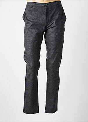 Pantalon droit tissage popeline taille normale gris IMPACT homme