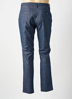 Pantalon droit tissage chiné taille normale bleu IMPACT homme