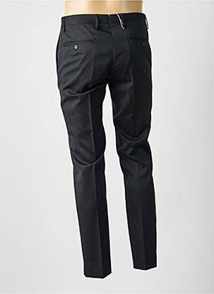Pantalon slim tissage popeline taille normale noir MANUFACTURE homme