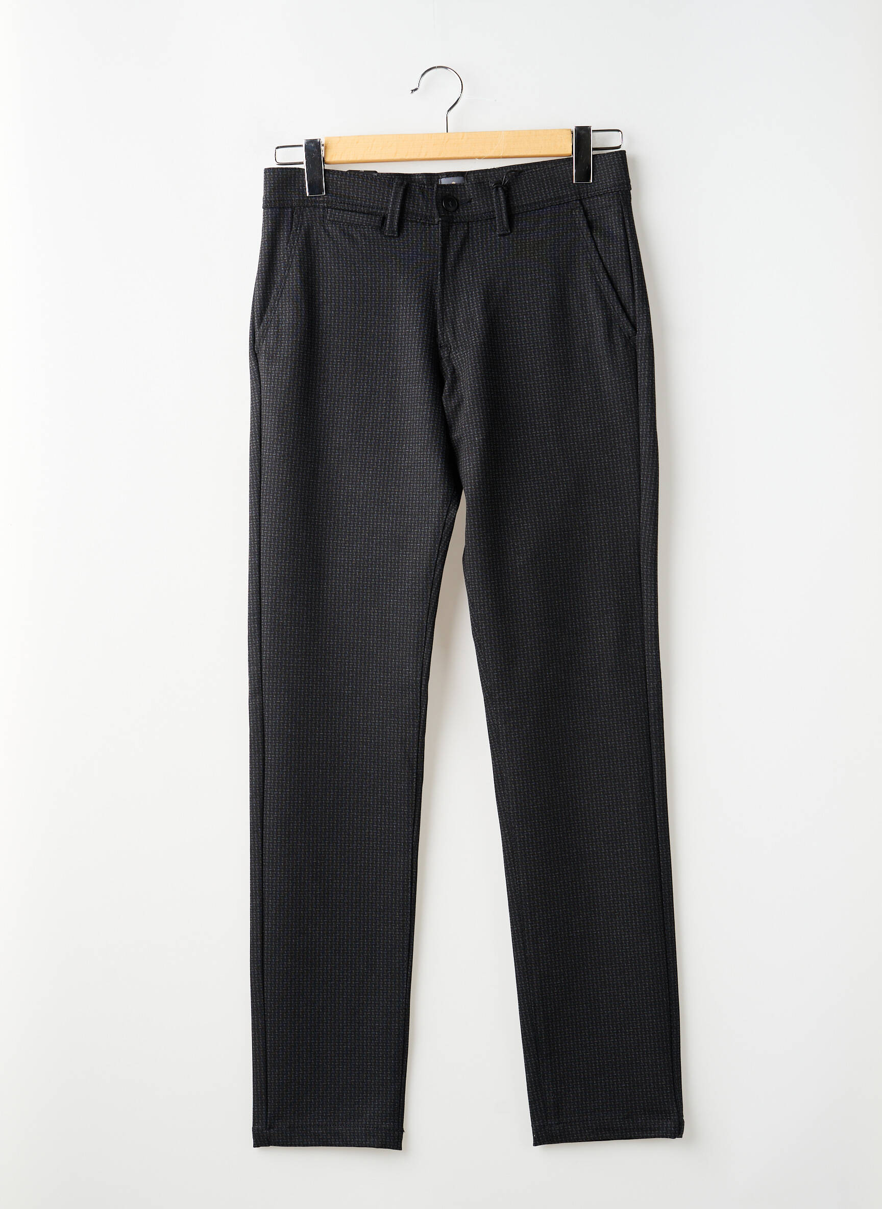 Pantalon droit stretch taille normale gris IMPACT homme