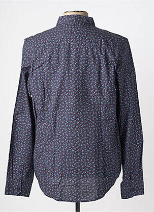 Chemise manches longues coupe cintrée bleu FREEMAN T.PORTER homme