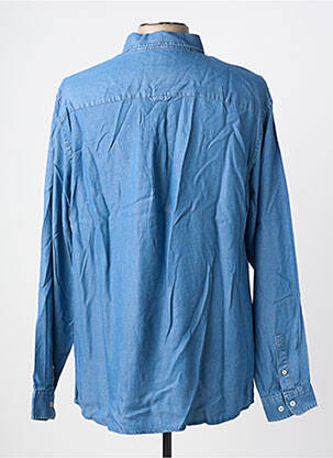 Chemise manches longues poches bleu FQ1924 homme