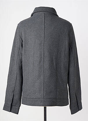 Manteau court tissage chiné sans capuche gris TIFFOSI homme