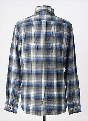 Chemise manches longues poches bleu FQ1924 homme