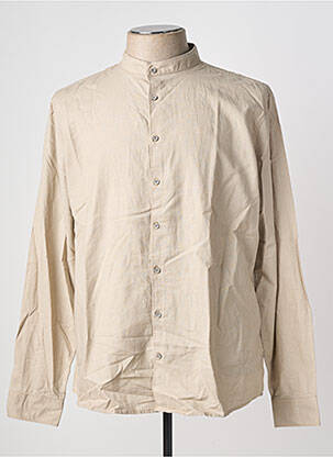 Chemise manches longues coupe cintrée beige NO EXCESS homme