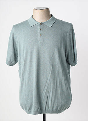 Pull col polo manches courtes vert TIFFOSI homme