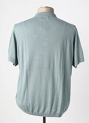 Pull col polo manches courtes vert TIFFOSI homme