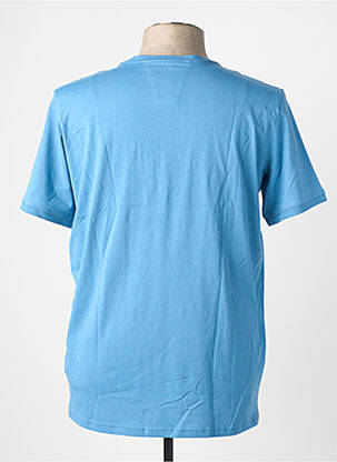 T-shirt coupe cintrée manches courtes bleu DELAHAYE homme