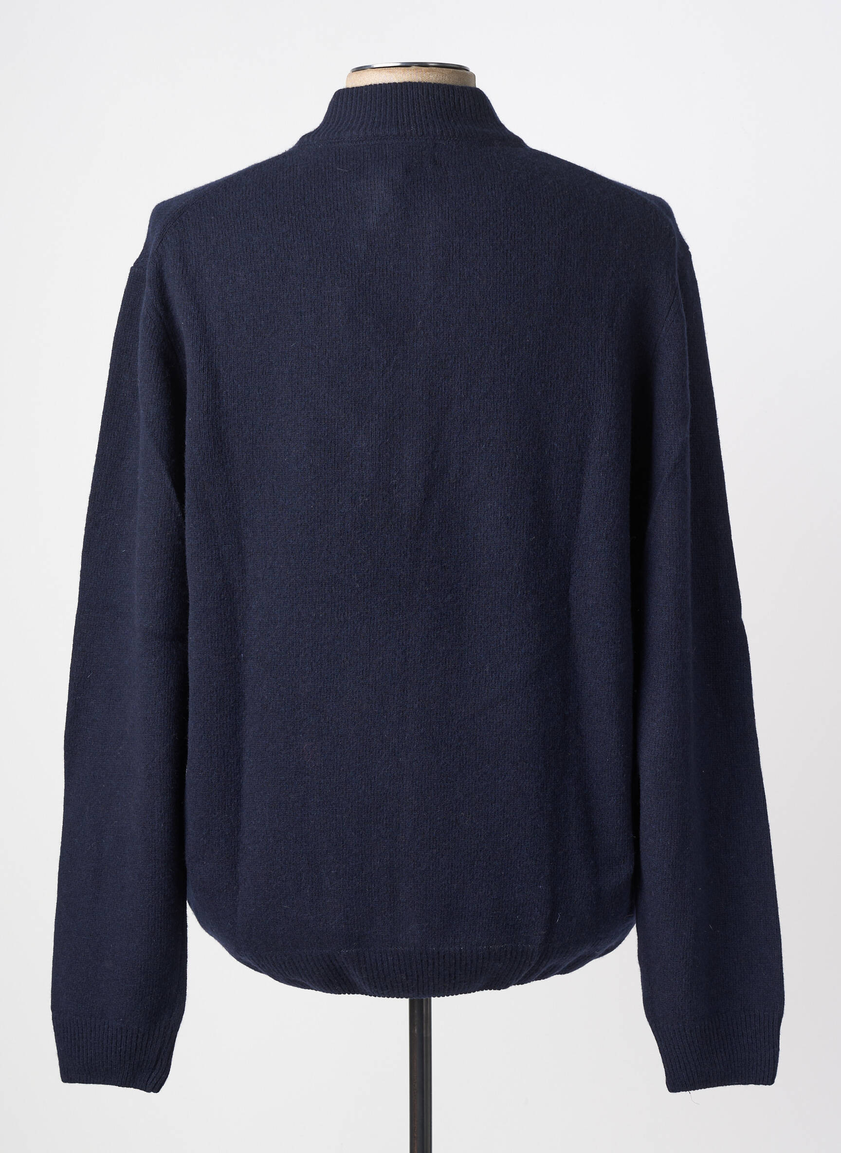 Pull stretch manches longues bleu FQ1924 homme