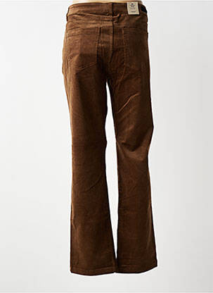 Pantalon droit stretch taille normale marron FRANSA femme