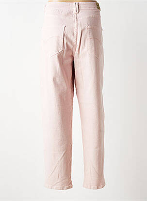 Jeans coupe large stretch taille normale rose FREEMAN T.PORTER femme
