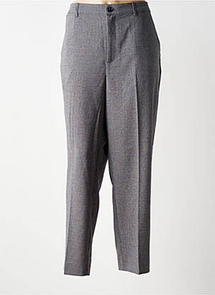 Pantalon droit stretch taille normale gris KAFFE femme