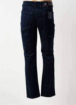 Pantalon droit stretch taille normale bleu FQ1924 homme
