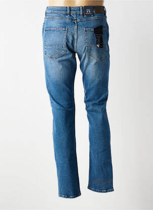 Jeans coupe slim stretch taille normale bleu FQ1924 homme