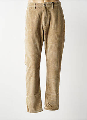Pantalon droit tissage velours taille normale beige FREEMAN T.PORTER homme