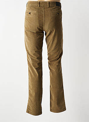Pantalon chino stretch taille normale vert DELAHAYE homme